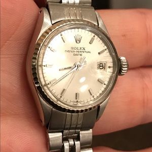 Vintage Rolex Oyster Perpetual Date Ladies Watch